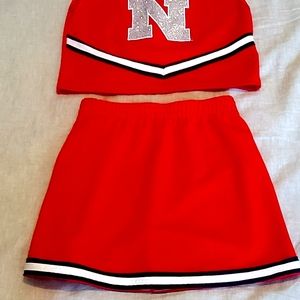 Girls Husker Cheer Outfit. SIZE 10.